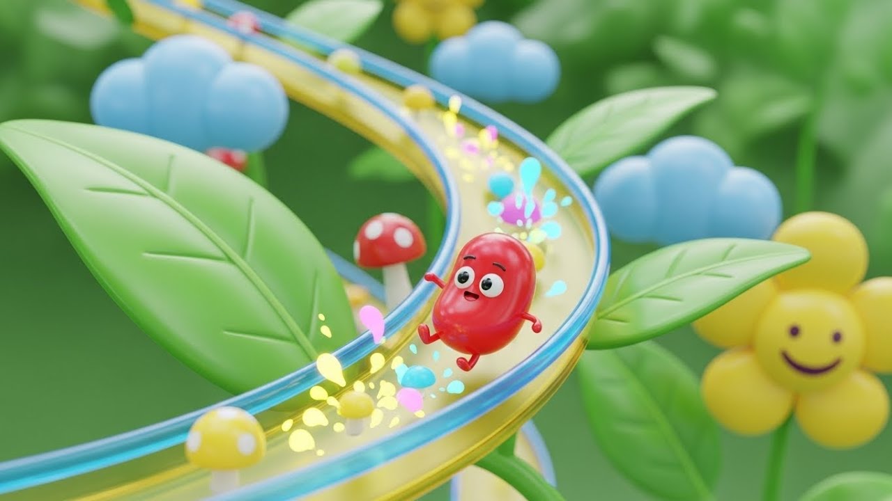 Fall Guys Jelly Bean Bumped into the Flipper | Nursery Rhymes for Kids & Baby Songs