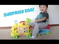 Playtime with the Vtech Alphabet Train, Opening Big Surprise Egg Toys