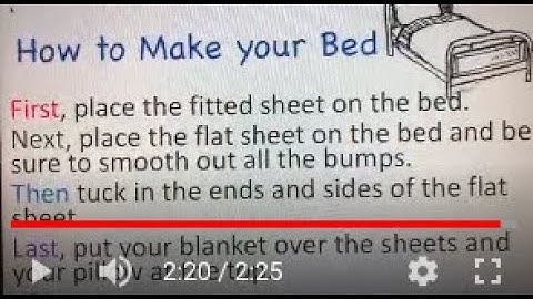 Week 4 At Home Learning: A How To Writing Video