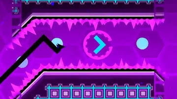 Geometry Dash: Level 17 - Blast Processing (3/3 coins) :D