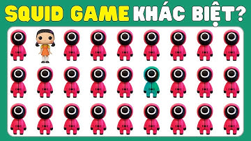 🦑(P3) Tìm Điểm Khác Biệt Phiên Bản Trò Chơi Con Mực 2 - Thử Tài Tinh Mắt Squid Game 2 Ai Nhanh Trí