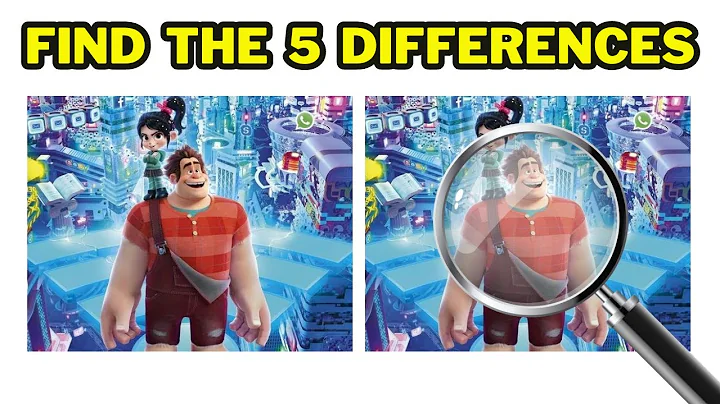 Find the Difference - Wreck-It Ralph  #QUIZ #PUZZLE #SHORTS #CARTON