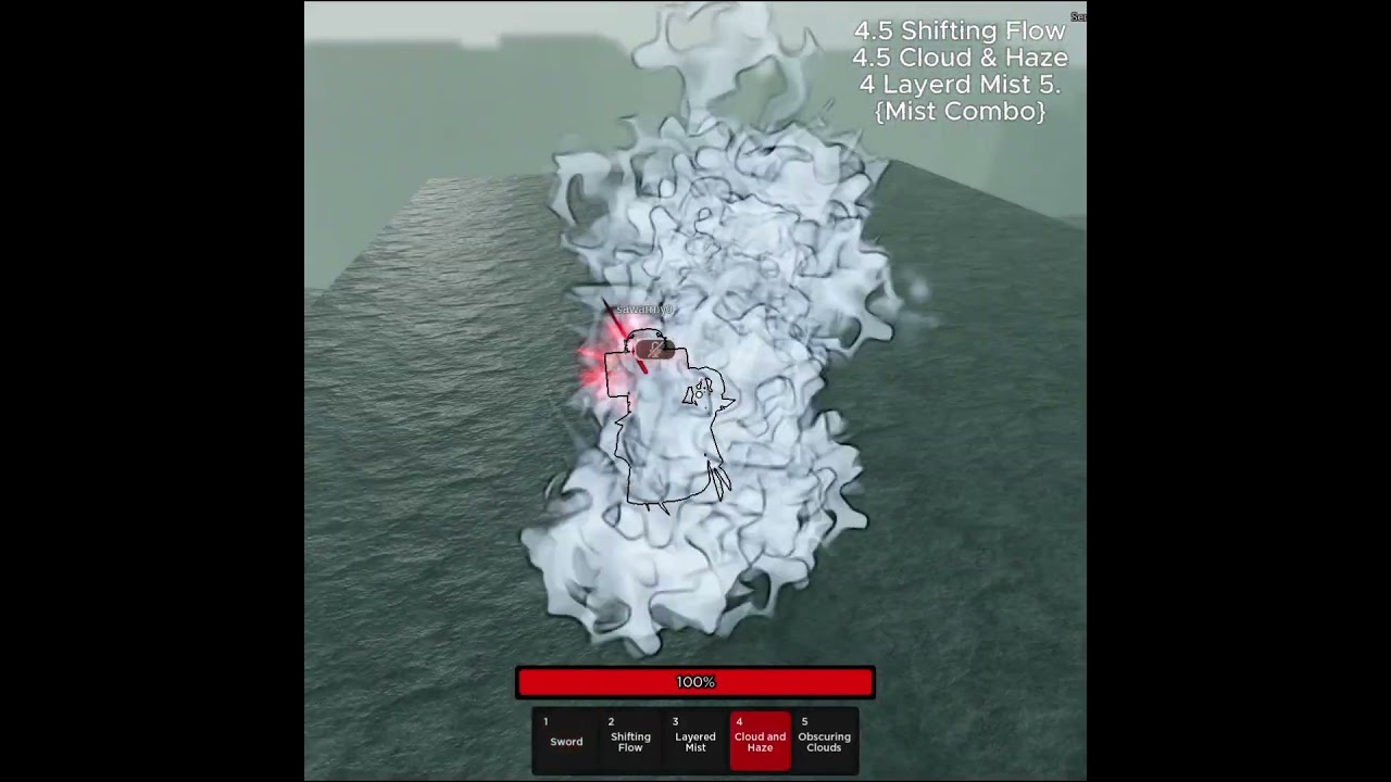 ROBLOX ROGUE DEMON MUICHIRO MIST BREATHING ONE SHOT COMBO! 🔥