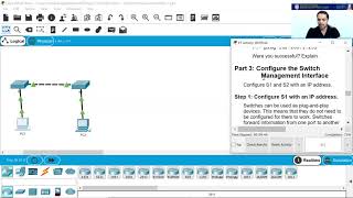 CCNA - PT - 2.7.6 - Implement Basic Connectivity || CCNA-1 ITN Course || PT activity|| Module 2