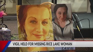 Vigil held for missing Rice Lake woman