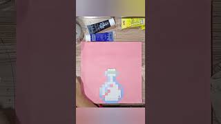 Minecraft love potion.         #minecraft #shorts #art