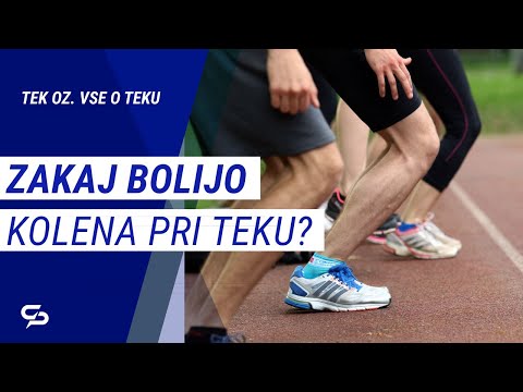 Zakaj bolijo kolena pri teku?