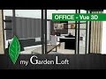 Studio de jardin modle office  vue 3d  my garden loft