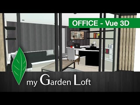 Studio de jardin modèle "Office" - Vue 3D | My Garden Loft