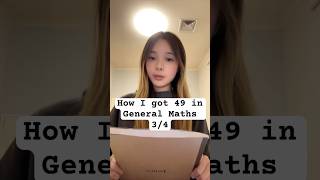How I got a 49 Study Score in General Maths Arc Tutoring