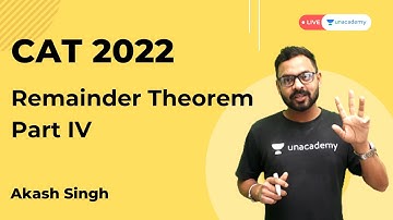 Remainders | P4 | quantitative aptitude for cat exam | CAT 2022 preparation