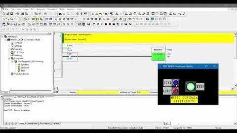 SIMULASI RANGKAIAN PENGUNCI (KEEP) SEDERHANA CX PROGRAMMER
