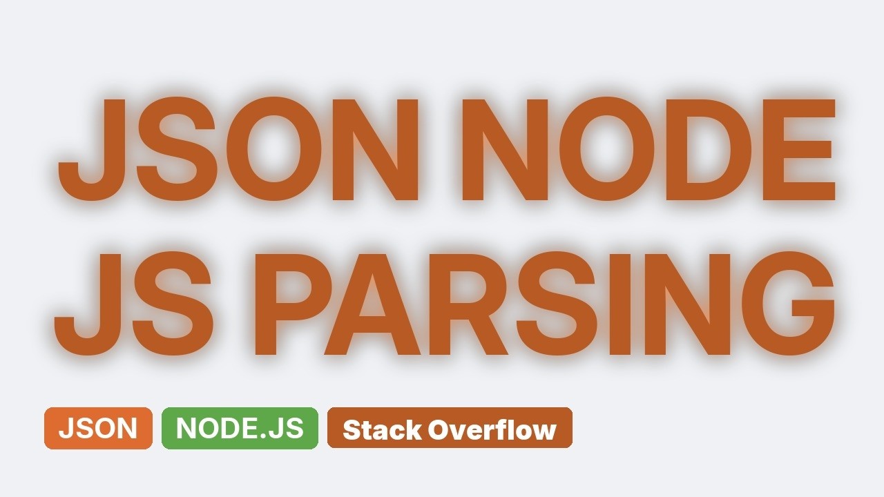 Parsing json response gives undefined in NodeJS server - YouTube