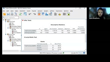 How to Perform a Non-Parametric ANOVA test on SPSS