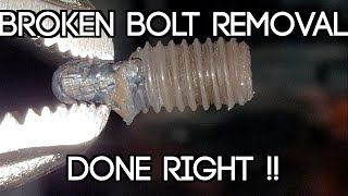 Broken Exhaust Manifold Bolt Removal Made Easy!!