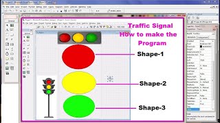 Traffic Signal in vb ,How to make Traffic Signal in vb 6.0, Visual Basic Traffic Light Program