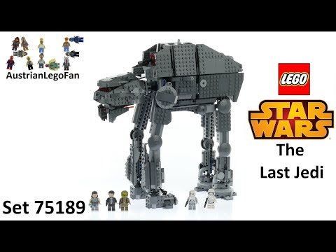 Lego Star Wars 75189 First Order Heavy Assault Walker Lego Speed Build