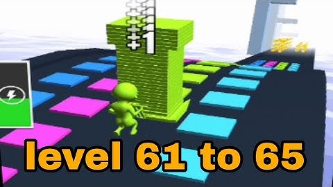 stack colors | all Levels gameplay walkthrough | level 61 to 65 | I GAMER