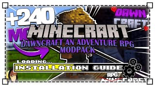 How To Download and Install DawnCraft An Adventure RPG Modpack in Minecraft