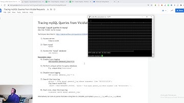 Tracing mySQL Queries