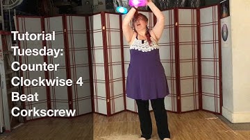 4 Beat Corkscrew Counterclockwise #PoiLesson #PoiTutorial #Drills #Tips #PoiDance #Flow #FlowArts