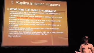 Ayacon 2013 - Cosplay and the Law (I Fought the Law, and the Law Won)