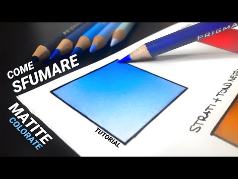 Video: Come rendere il viola chiaro con le matite colorate?