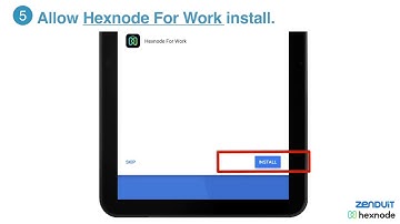 Hexnode MDM Android Enrollment