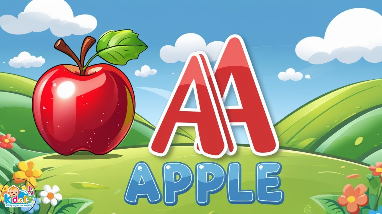 ABC Alphabet Song ๐ A for Apple with Phonics Fun! United States .USA ...