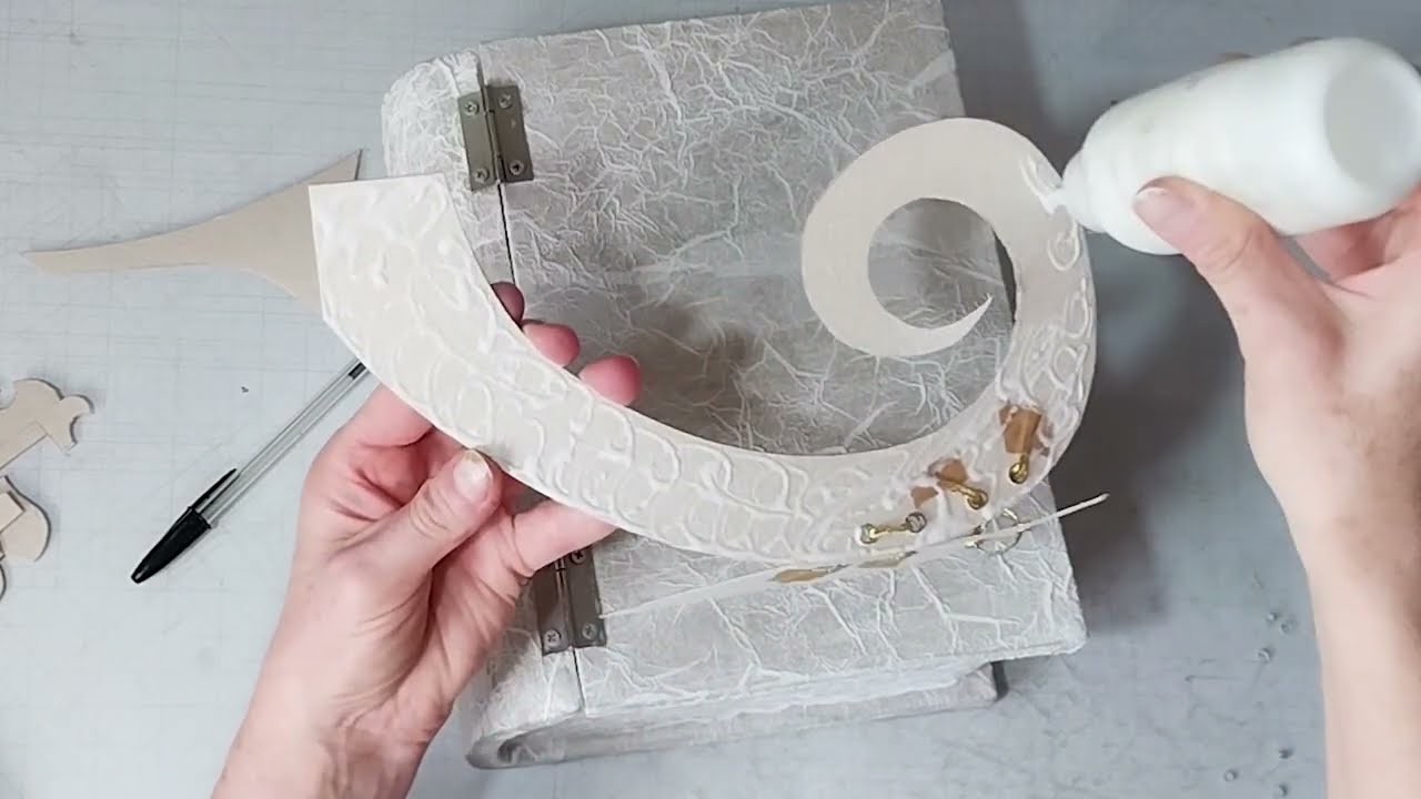 Идея стилизованной абстрактной книжной коробки | своими руками из картона