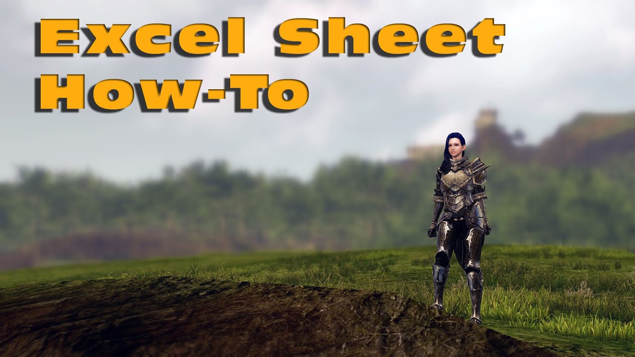 ArcheAge   Bow Crafting Excel Sheet Uploaded and Description