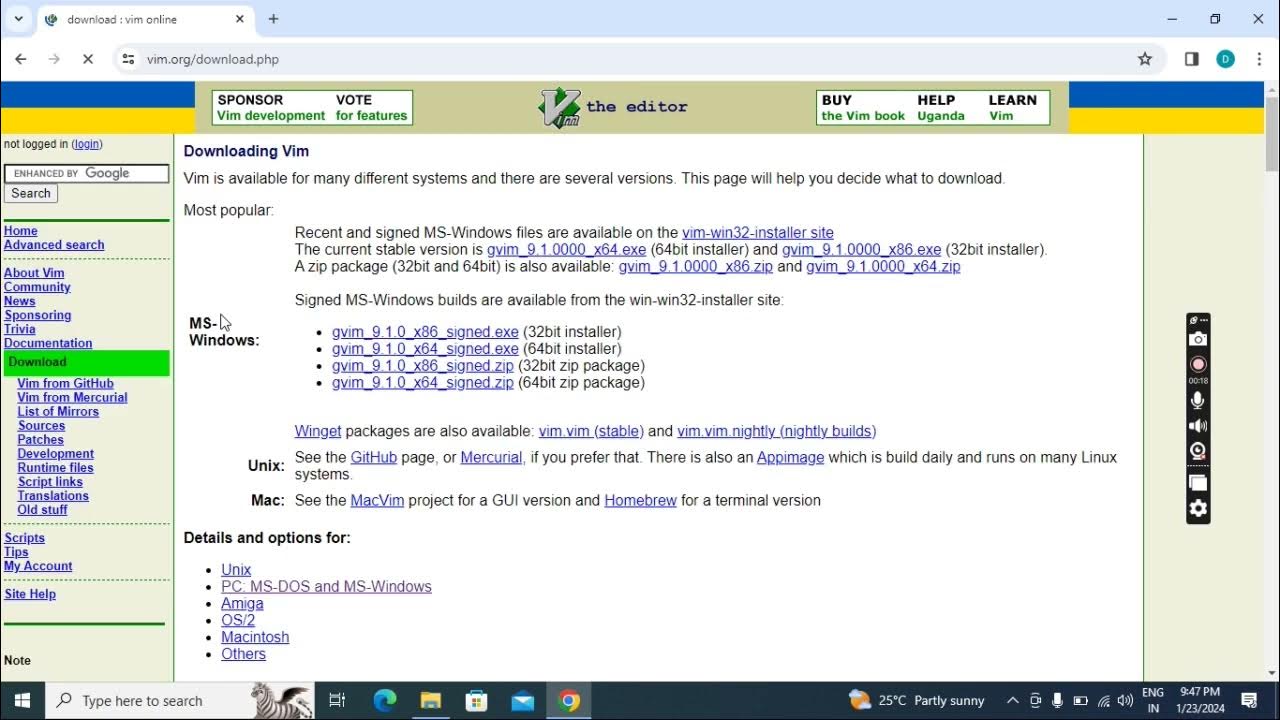 Gvim or vim editor download process for vlsi youtube