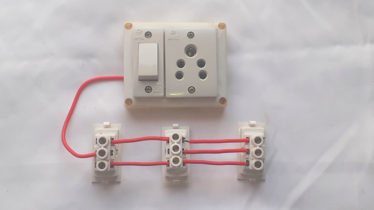 1Board 3 Switch control Wireing || two way Switch Connection || board