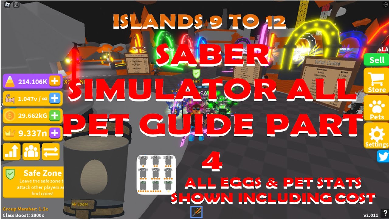 saber-simulator-all-pet-guide-part-4-all-pets-from-island-9-to-island-12-youtube