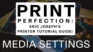 Media settings for a particular type of paper. Sponsored by Freestyle Photo &amp; Imaging Supplies.