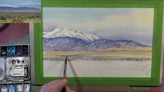 Distant Peaks (An exercise in atmospheric perspective)