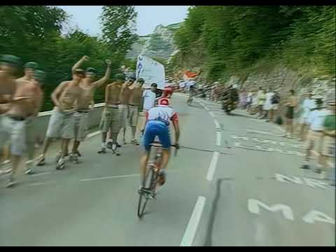 Alpe d'Huez - TDF 2001 - Full Climb [4K60FPS]