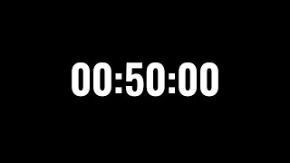 50 Minute Count Up Timer | 50 Dakika İleri Sayım Sayacı