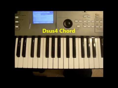 How To Play D Sus4 Chord On Piano And Keyboard Youtube