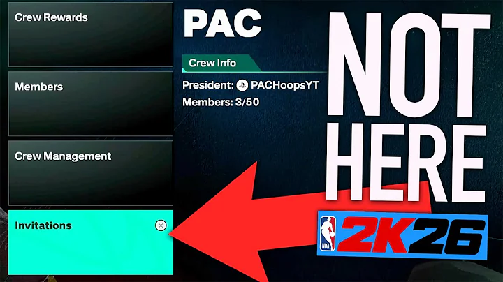 How To Invite Friends To Your CREW NBA 2K26 *CHANGE ROLES*
