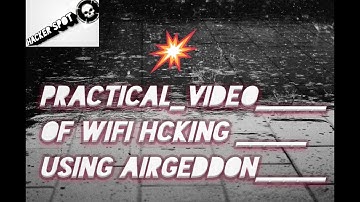 practical videohack wifi using airgeddon tool