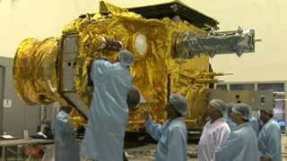 Payloads Of The Megha-Tropiques Satellite Being Tested Before The PSLV-C18 Launch Mission
