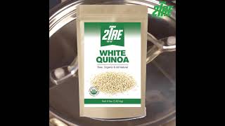White Organic Quinoa makes gluten free rice and pasta substitute for weight loss