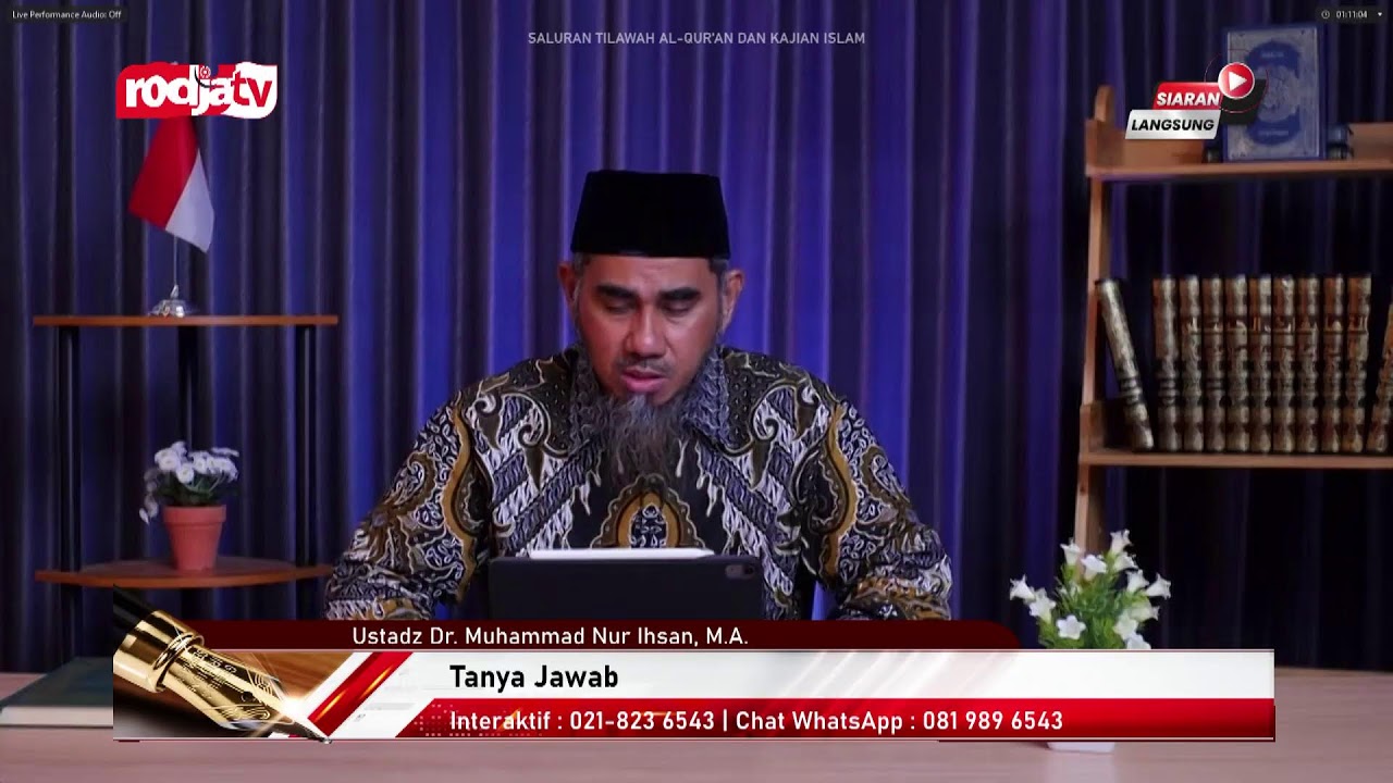 ⁣[LIVE] Ustadz Dr. Muhammad Nur Ihsan | Amalan-Amalan Hati