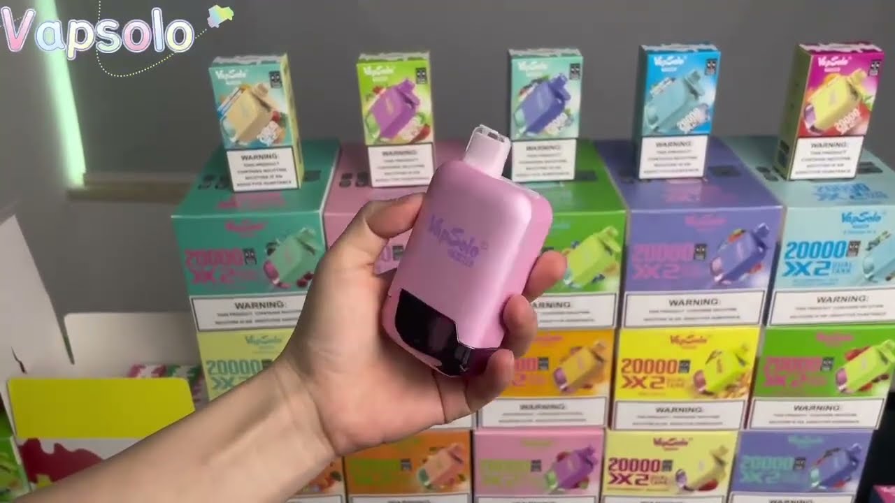 Vapsolo twins 20000 puffs Unbox video