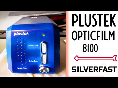 Plustek Opticfilm 8100 35mm Film Negative Scanner & SilverFast SE Plus 9 ft Fuji Color C200.