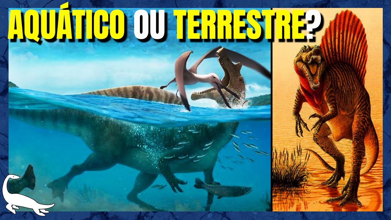 A BIOLOGIA INSANA do ESPINOSSAURO! (Spinosaurus)