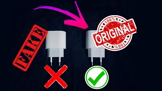 Charger iPhone 20w original vs fake شاحن ايفون أصلي من المقلد