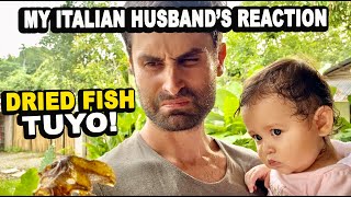 MY FILIPINA WIFE COOKED DRIED FISH! ITALIAN HUSBAND