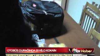 Otobüs Durağinda 20 Ki̇lo Kokai̇n